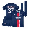 Paris Saint-Germain Milan Skriniar #37 Heimtrikot 2024-25 Kurzarm (+ kurze hosen)